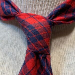 HANDMADE COTTON PLAID TARTAN CLAN MURRAY OR MACQUEEN SCOTLAND SCOTTISH NECKTIE